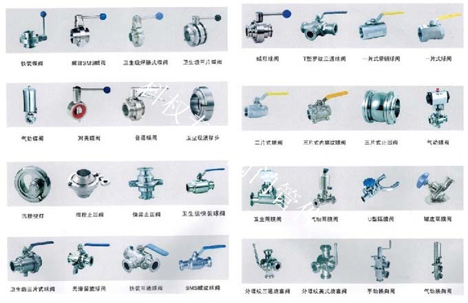 專業(yè)衛(wèi)生級閥門、球閥、蝶閥、止回閥、隔膜閥